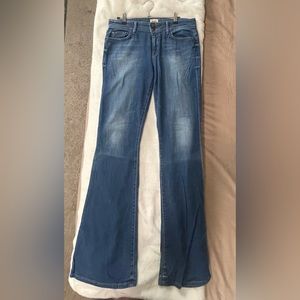 Hudson Flare Jeans WOMEN'S Sz. 29 *Back Flap Pockets Medium Blue wash